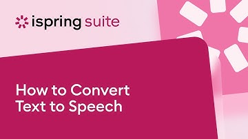 How to Convert Text to Speech with iSpring Suite | Quick Tutorial for eLearning Creators
