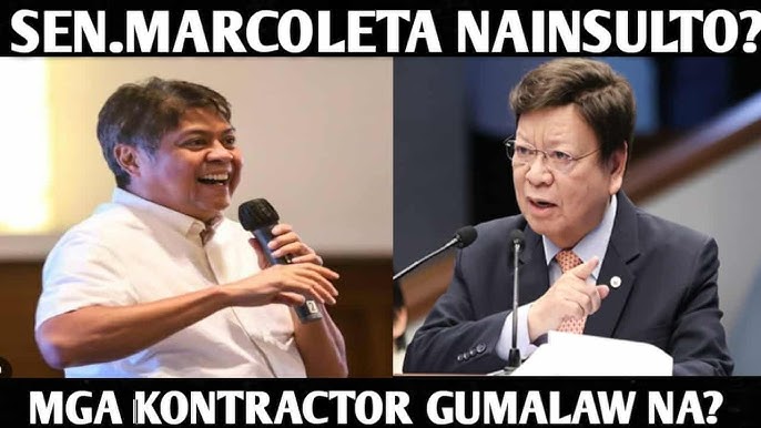 SENATOR RODANTE MARCOLETA NAINSULTO KAY SENATOR PANGILINAN? - YouTube