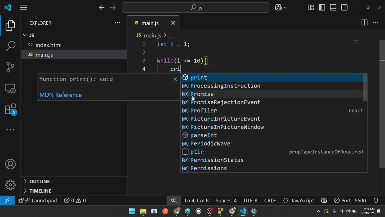 JavaScript - Deep Digging | ?? while do while &  for Loop |  Part 17