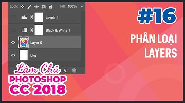 Bài 16: Phân Loại Layers | Làm Chủ Photoshop CC 2018