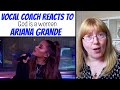 Vocal Coach Reacts to 'God is a Woman' Ariana Grande LIVE  - BBC Live Lounge