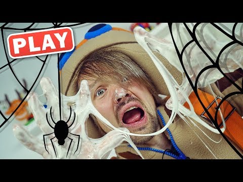 КукуPlay - Слизь, Паутина и Сон про Паука - Поиграйка с Пилотом Винтиком #ДомаВместе