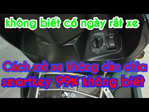 Video CÁCH MỞ XE AIRBLADE KHÔNG CẦN CHÌA KHÓA SMARTKEY ✅ - youtube