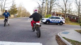 10 minutes of police vs bikers | chasing dirtbikers angry & cool cops