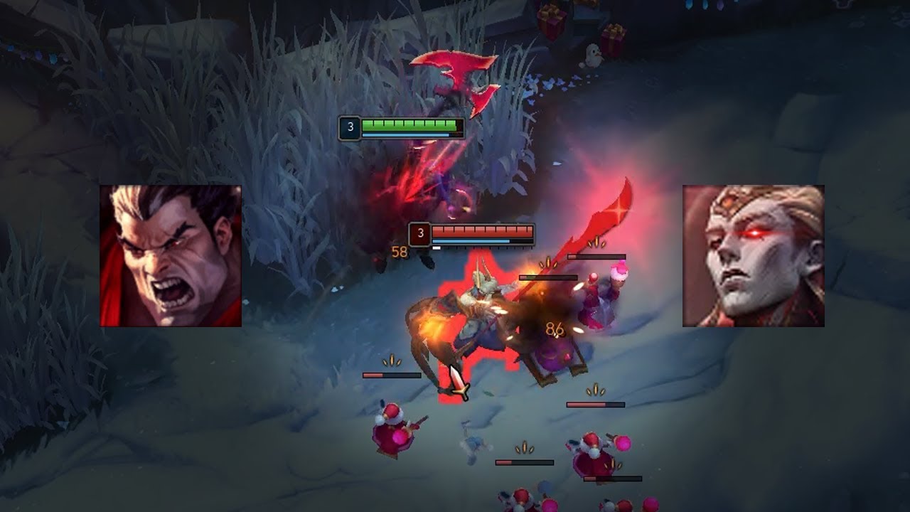 드디어 신챔프 자헨을 만났습니다. 다리우스 vs 자헨