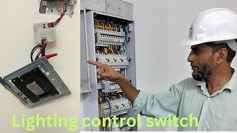 Lighting control systems switch wiring(KNX cable)