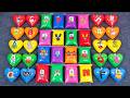 Alphabet Lore - Looking For A-Z SLIME Colorful Bags & Hearts Coloring! Satisfying Slime ASMR