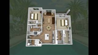 6201 Carriage Home (2B Floor Plan)