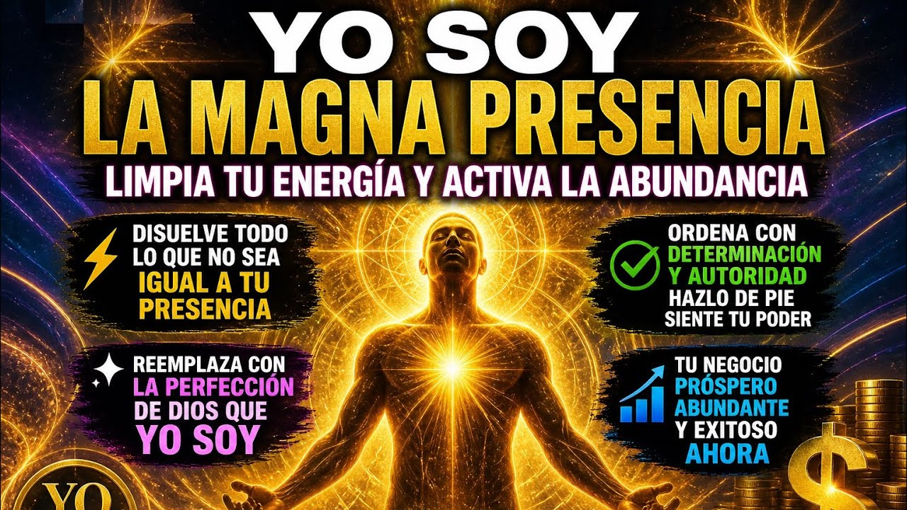 ACTIVA TU ABUNDANCIA Y LIMPIA TU ENERGÍA | YO SOY DIOS EN ACCIÓN - YouTube
