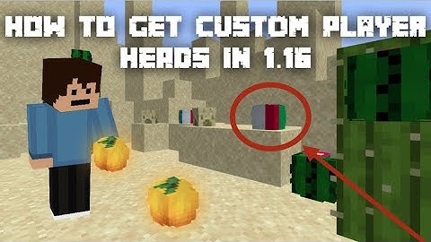 ✔️ How To Get Custom Player Heads and Mini Blocks In Minecraft! ✔️