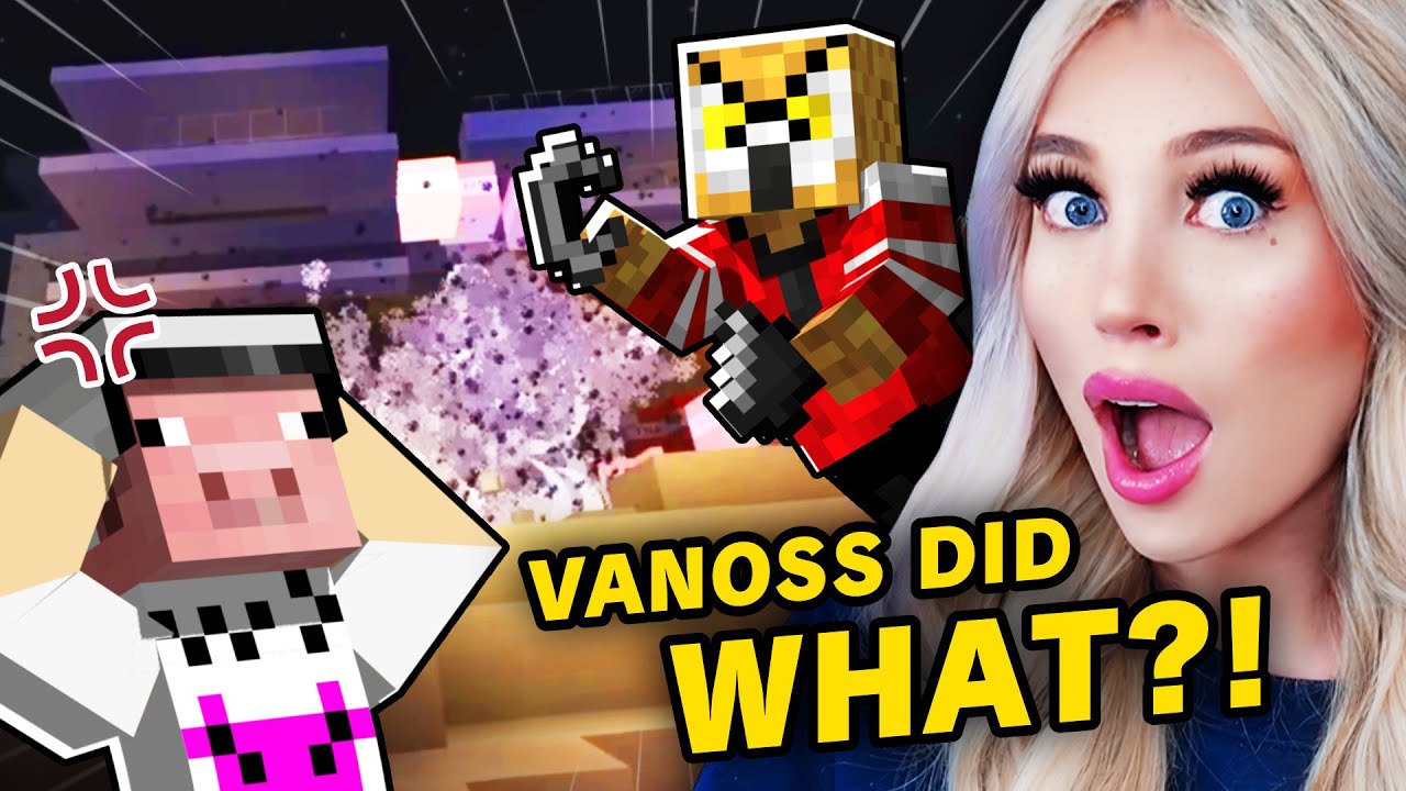 REACTING TO THE BEST VANOSS MINECRAFT TROLLS!