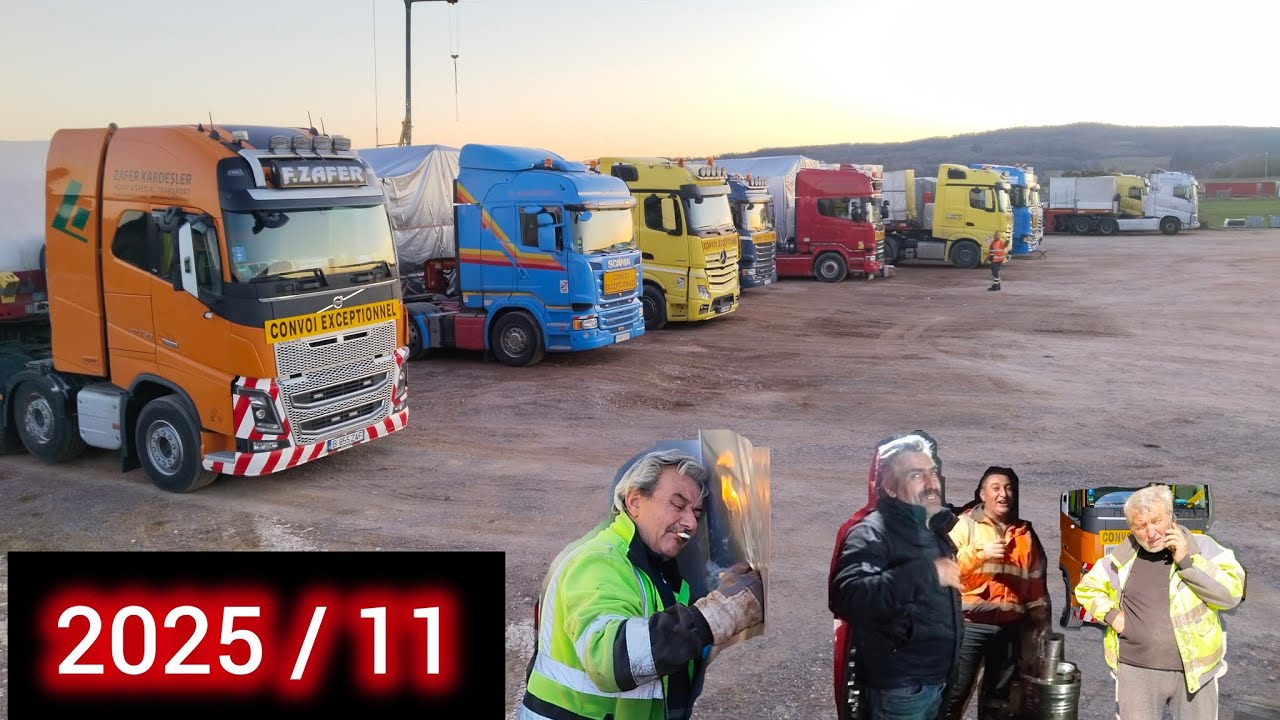 Ağır Nakliye Tırları Almanya'da Buluştu..