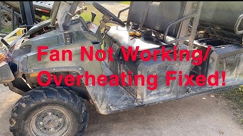 Polaris Ranger Fan Not Working/Overheating Fix!