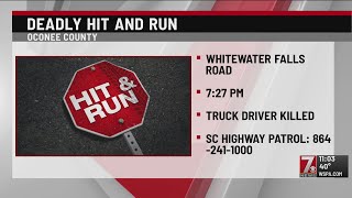 1 dead in hit-and-run crash in Oconee Co.