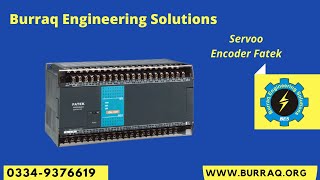 Famous Servoo Encoder Fatek |Burraq Engineering Solution| PLC Training Courses Wealth