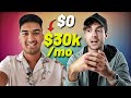 $0 to $30k/month with SMMA at 18 in less than 1 year: How Qasim did it