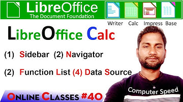 siderbar in calc | calc navigator | data source in calc | calc kya  | libreoffice kya hai | #shorts|