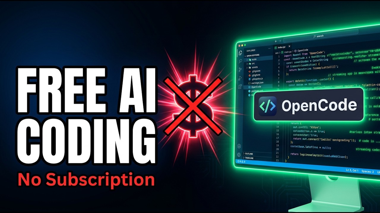 Stop Paying for AI 🤯 Use OpenCode + Zed + NVIDIA for UNLIMITED
