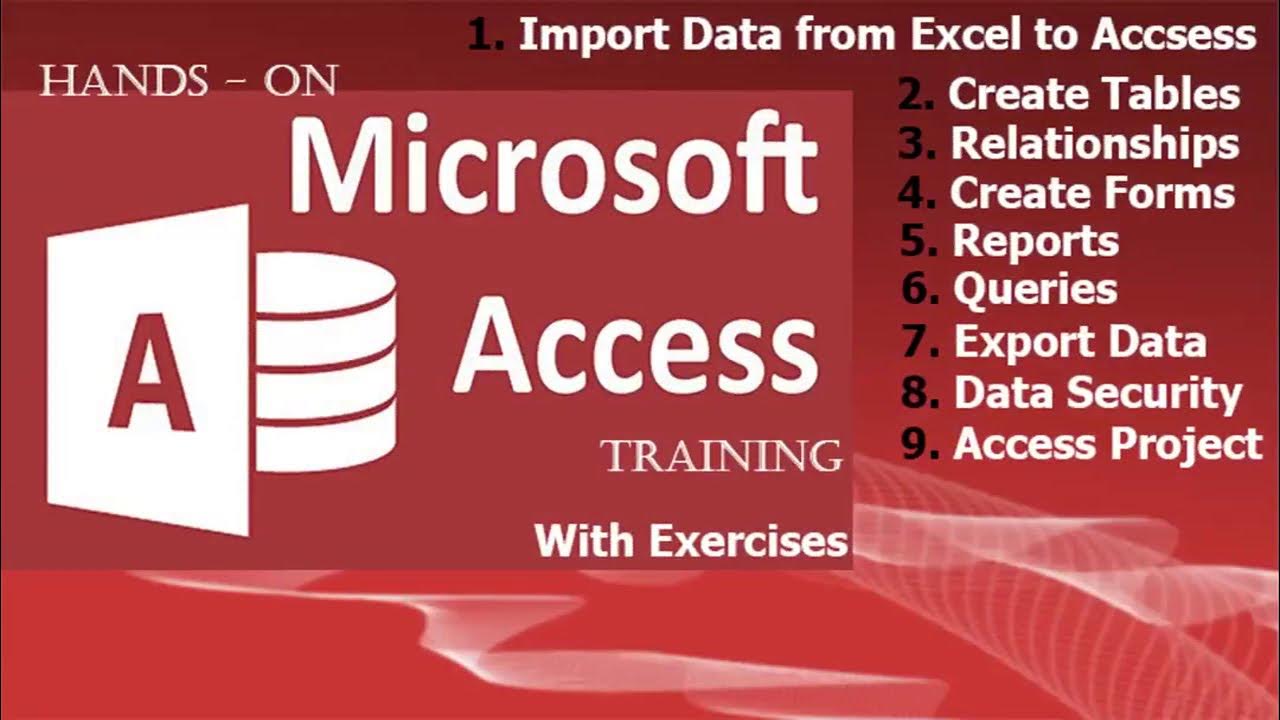 Access export. Creative Tables, forms.