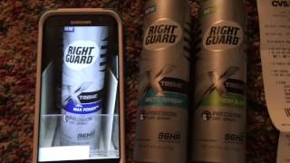 CVS haul 7/20/17  $3.50 MM on Right Guard Deodorant