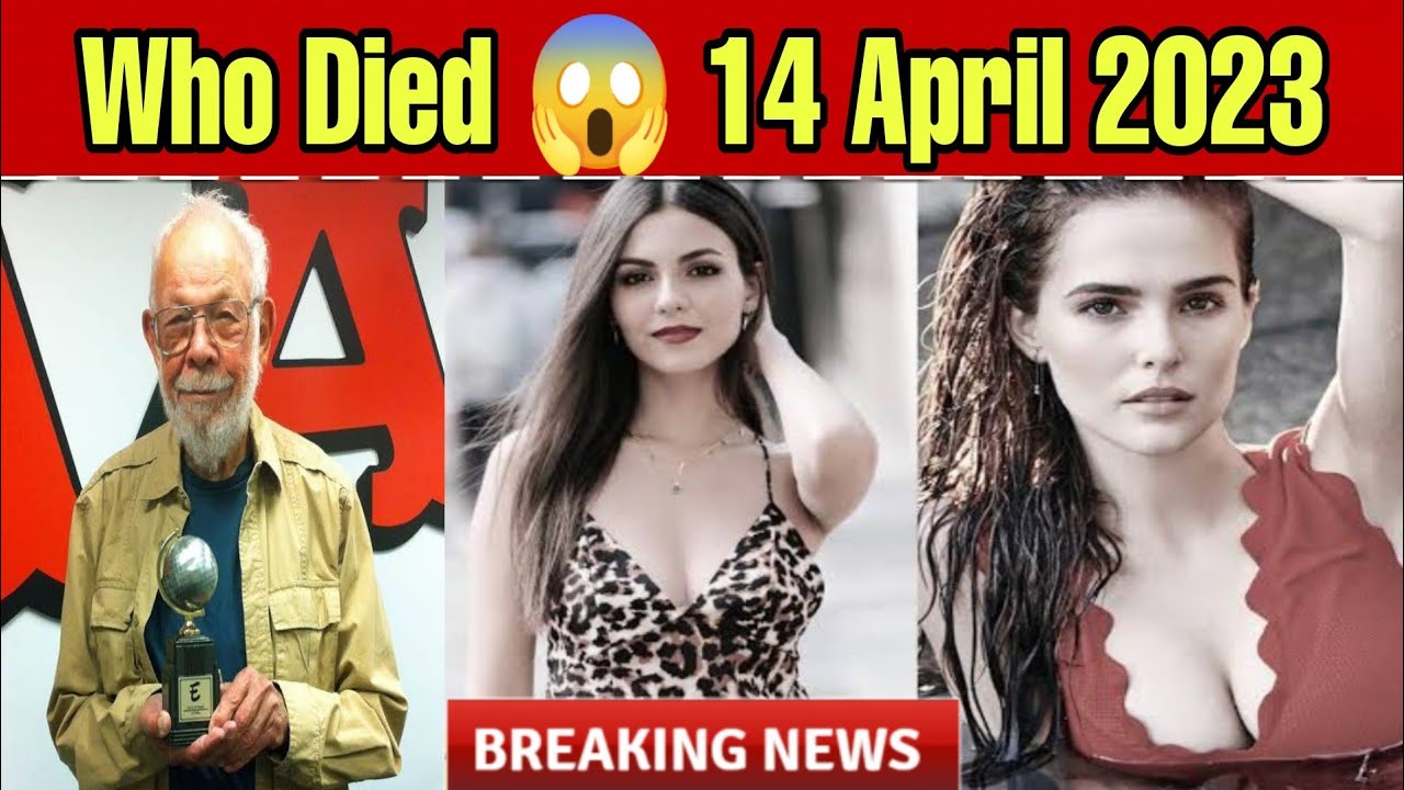 Celebrities who died today on 14th April 2023! Famous people! Celebrity
