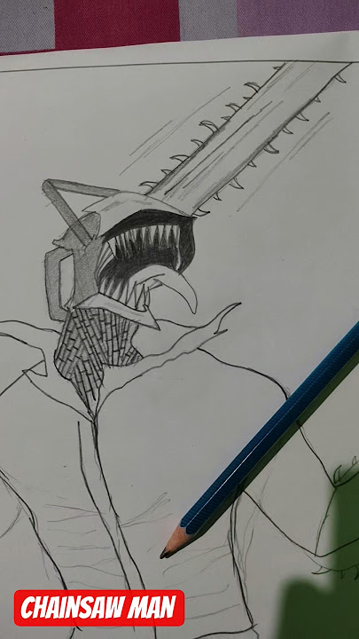 Chainsaw Man Drawing. #shorts #drawing #pencilsketch #chainsawman #youtubeshorts
