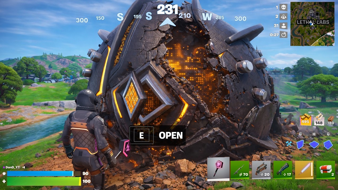 I DESTROYED The Dark Harvester in Fortnite!