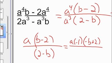 Algebra 2 9-1 multiply and divide rational expressions - example 3.wmv