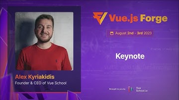 Alex Kyriakidis - Keynote: Vue.js Forge Episode 4 Powered by Kadena