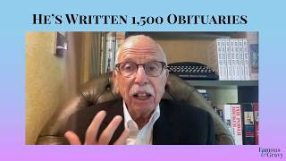 New York Times Obituary Writer Sam Roberts | Famous & Gravy #nytimes #nyt #obituaries #obituary