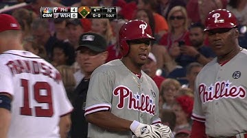 PHI@WSH: Revere grounds an RBI single to right field