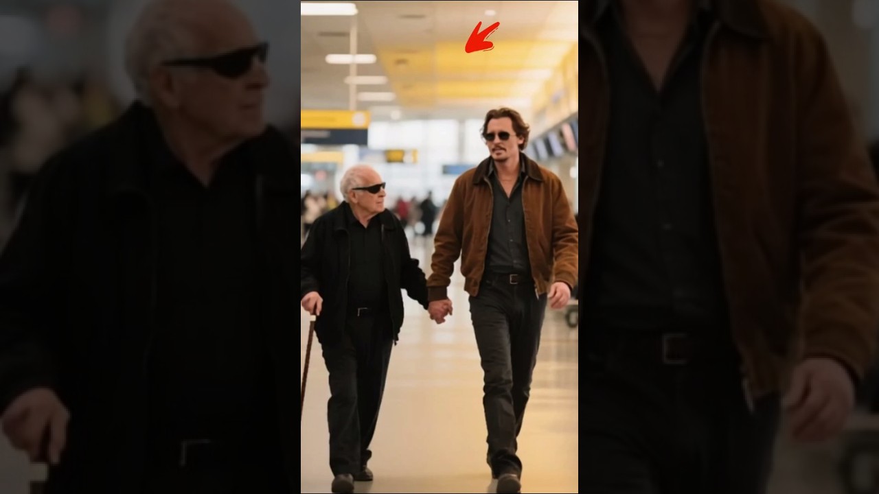 Johnny Depp Misses Flight to Help Lost Blind Man #johnnydepp #short #kindness #shortvideo