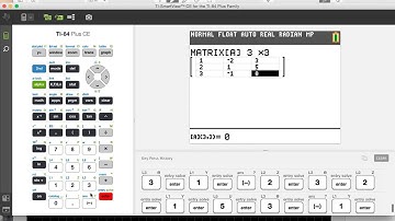 Solving Systems with Matrices TI 84