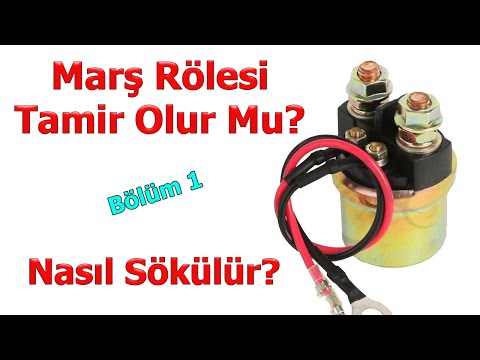 Video: Bir marş rölesi anahtarı ne kadar?