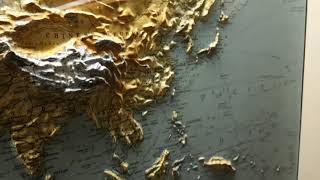 Relative Height Of All Mountains In The World 3D Map