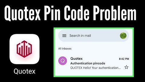 How to Fix quotex pin code problem / quotex pin code problem
