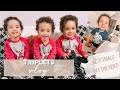 *TRIPLETS* vlog: DITL with medically complex triplets: Ez trials off the vent!!!