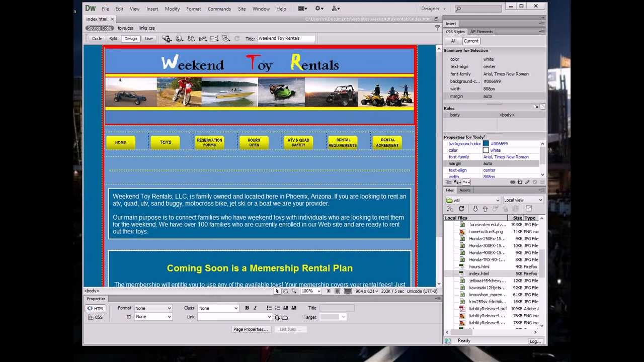 Import A Complete Website Into Dreamweaver Cs6