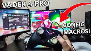 VADER 4 PRO FLYDIGI COMO CONFIGURAR MACROS YY RAPID FIRE E AUTOPING