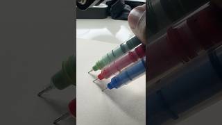 Pop ink pen #inkpen #satisfying #trending #reels #art #candy #糖果色 #green #red #orange #blue #popular