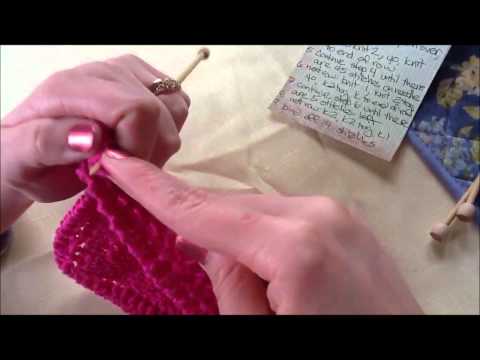 Prettier Knitted Dishcloth Tutorial: Finishing
