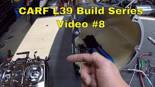 CARF SKYGATE L-39 Build Video #8. Composite ARF Mammoth 250, JR28X, Electron Landing gear.