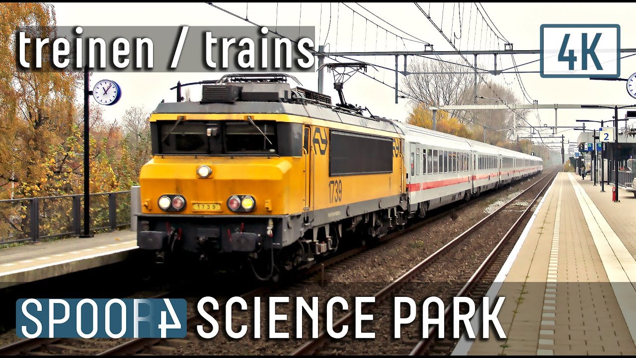 Treinen in Amsterdam Science Park - 20 november 2021