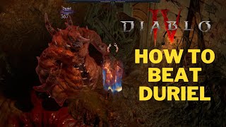 How To Beat Duriel In Diablo 4