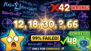 The Logic Trap: 99% of people fail this "Simple" Prime Sequence! 🧠 12, 18, 30, ?, 66