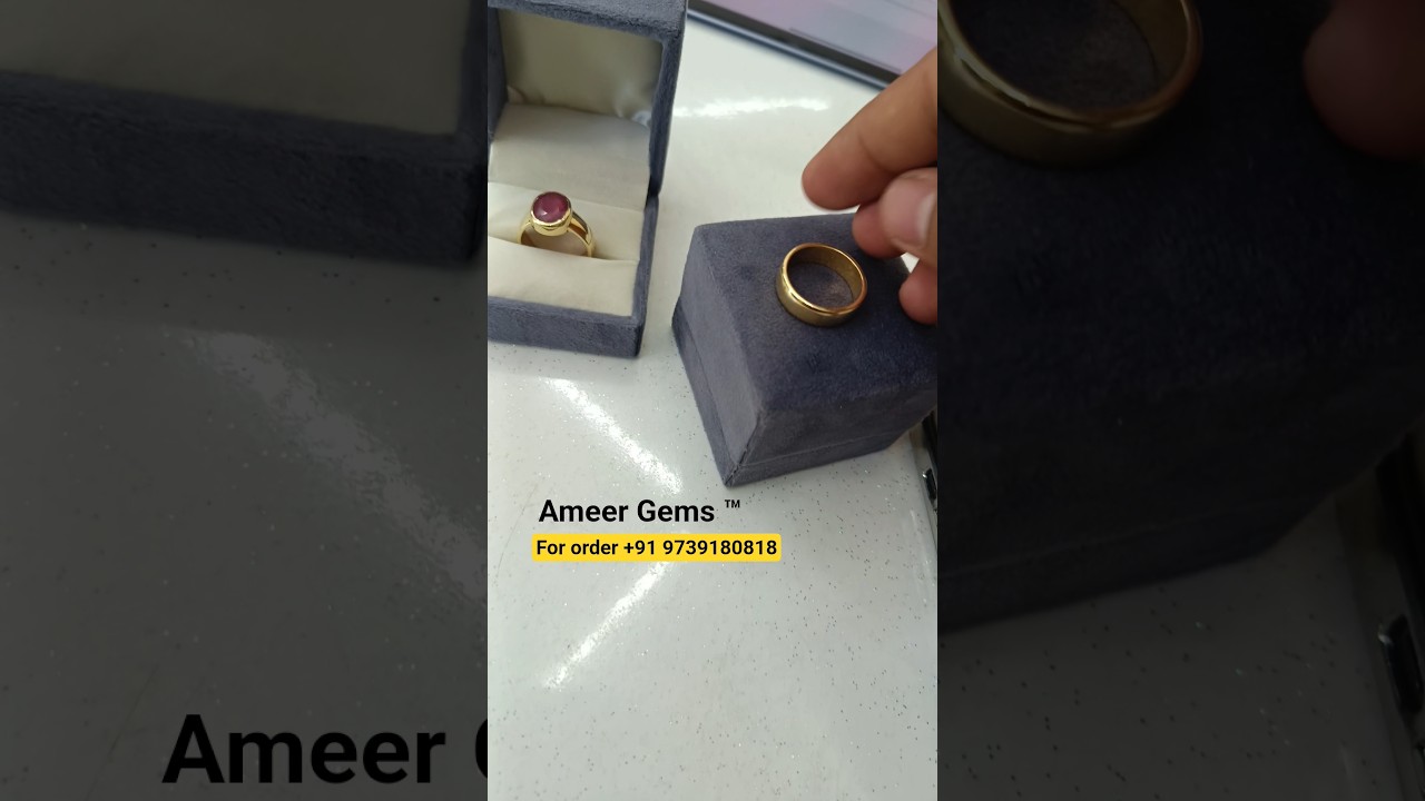 Красивое😍✨ Кольцо с чаллой из Панчадхату и мозамбикским рубином 💍