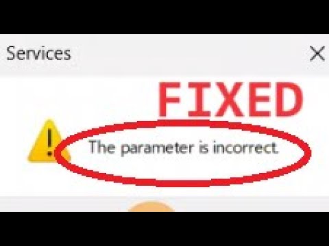 The Parameter is Incorrect in windows 11 for Bluetooth and other Services Fix for All