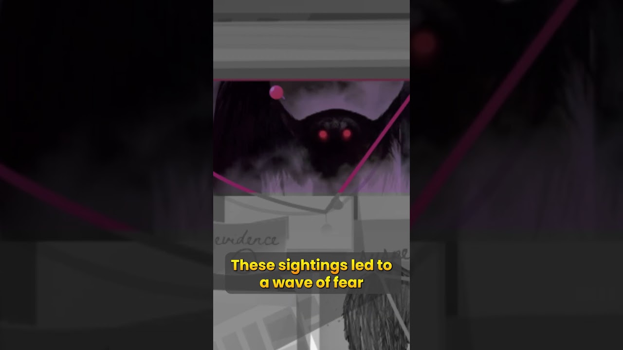 💀 The Mothman's Red Eyes: A Warning of Disaster 🦇