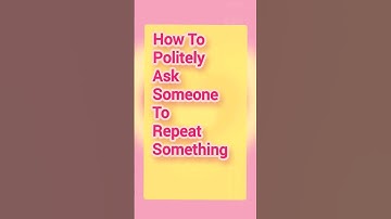 how to politely ask someone to repeat something | @onlyactivelearner2025 #viral #trending #shorts