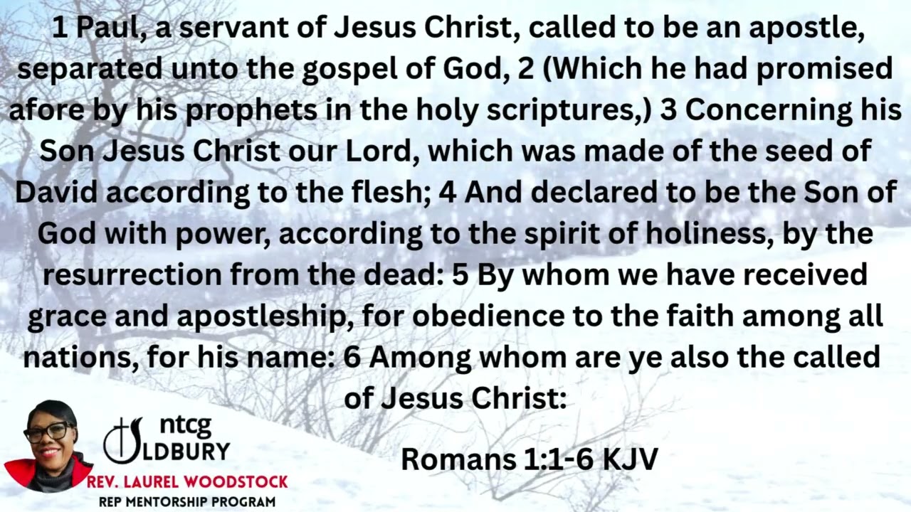 Nourishment for the Soul | Paul a Servant Jesus Christ | 16/1/2026